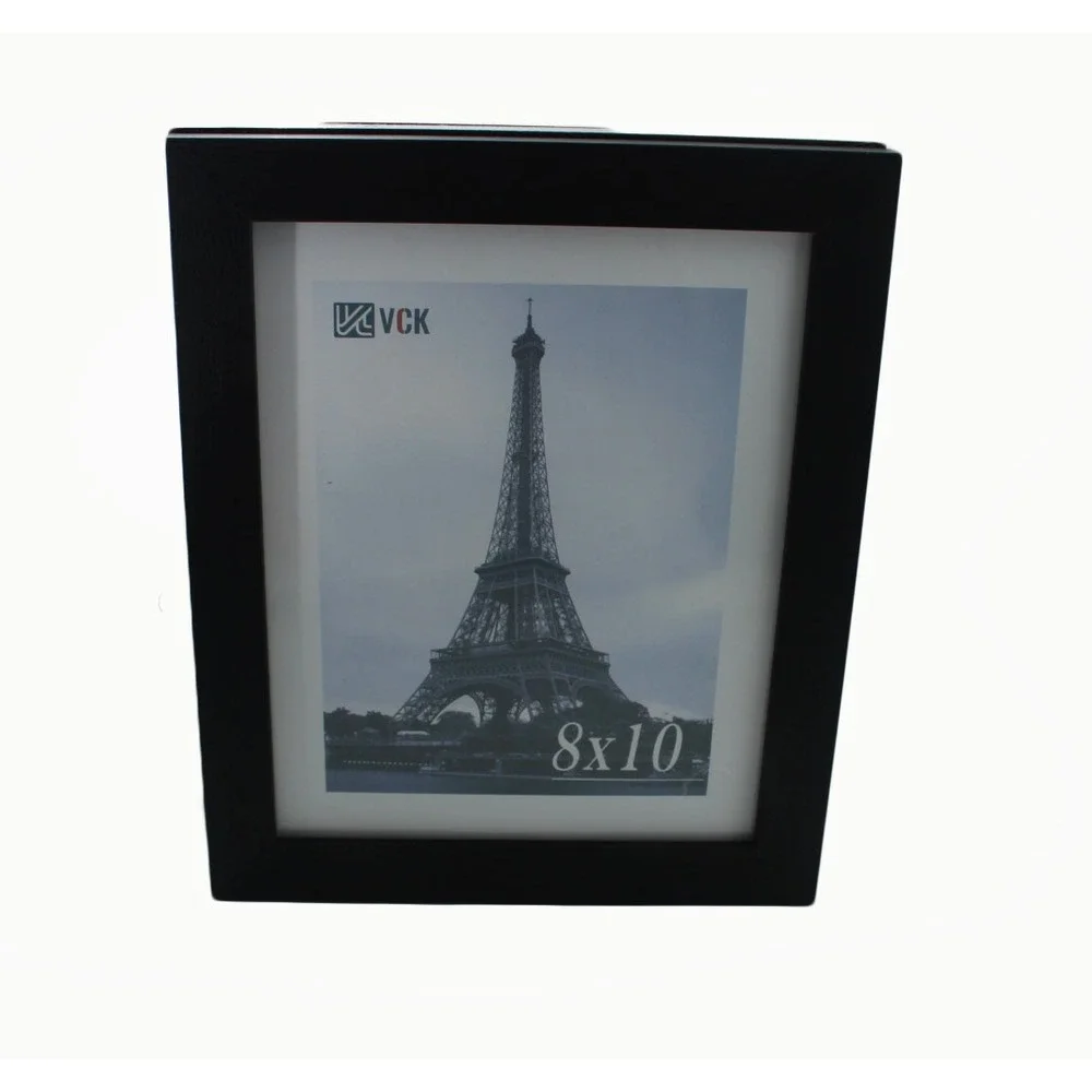 3 pcs VCK 8x10 Black Picture Frame Classic Wall‎ Hanging Tabletop Photo Frame